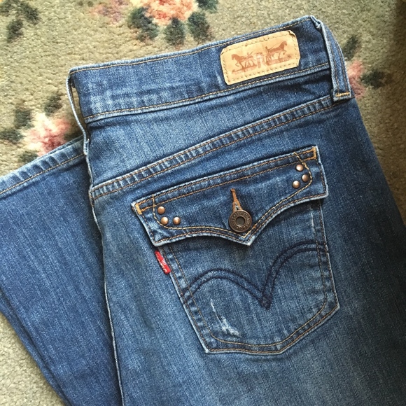 Levi's Denim - $60 Levi's 515 Medium Wash Bootcut Jeans 8 LONG